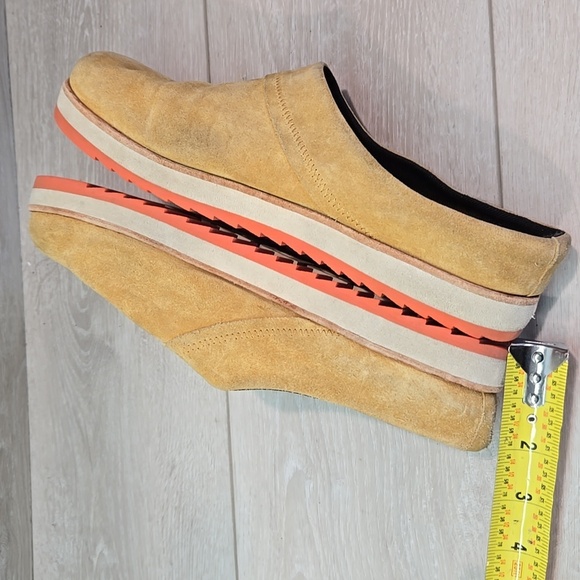 Merrell Women Juno Camel Leather Mule Clog shoes Platform shoes sz 10 - Picture 8 of 11